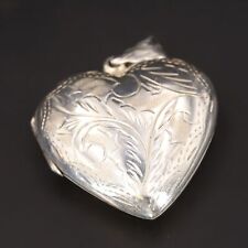 Sterling silver etched for sale  USA