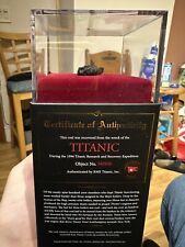 Autêntico Titanic carvão em estojo boa peça! comprar usado  Enviando para Brazil