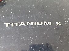 Ford titanium badge for sale  MAIDSTONE