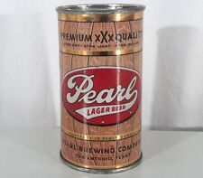 PEARL LAGER •TAMPA DE VAIDADE • LATA DE CERVEJA FLAT TOP MUITO LIMPA ~ SAN ANTONIO TEXAS TX TEX comprar usado  Enviando para Brazil