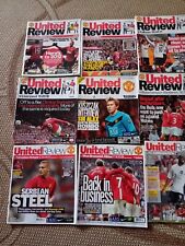Manchester united programmes for sale  KETTERING