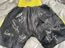 Multi signed boxing for sale  RHYL