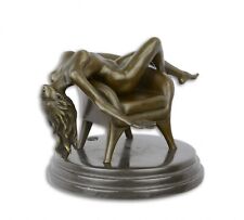 Bronzefigur frau sessel gebraucht kaufen  Bad Homburg