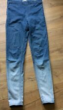 Ladies size 10L M&S Faded Blue stretch jeggings/Jeans for sale  Shipping to South Africa