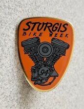STURGIS Bike Week 1994 94 Pin Lapel Hat Biker Motorcyle Rally Button Tac EUC  for sale  Shipping to South Africa