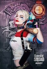 Używany, HARLEY QUINN HOLDING BAT SUICIDE SQUAD 2016 CINEMA MOVIE PRINT PREMIUM POSTER na sprzedaż  Wysyłka do Poland