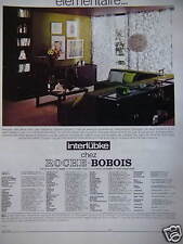 Publicité 1970 meubles d'occasion  Compiègne