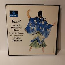 COLUMBIA 33CX 1832-35 UK ORIG  Ravel Complete Orchestral Works Cluytens 4LP EX+!, used for sale  Shipping to South Africa