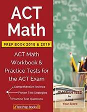 act test math guides prep for sale  Montgomery
