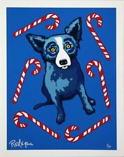 George Rodrigue BLUE DOG 2000 serigrafia assinada à mão e numerada em perfeito estado comprar usado  Enviando para Brazil