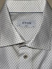 ETON MENS WHITE COTTON DRESS SHIRT SIZE 16.5/32-33 $250 for sale  Shipping to South Africa