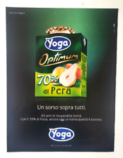 Pubblicita' Yoga Optimum Pera Succo Di Frutta Sorso Advertising Werbung 2011(R3) usato  Ferrara