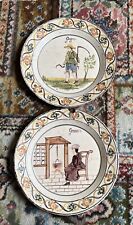 Antique plates pair for sale  SWINDON