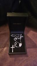 Dolce & Gabbana Silver Rosary for sale  Shipping to South Africa