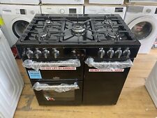 Used, Belling Kensington 90DFT 90 Cm Dual Fuel Range Cooker-Black RRP£1099 for sale  Shipping to Ireland