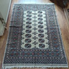 Vintage Bokhara Turkoman Tribal Motif Traditional Rug 126cm wide x 186cm long for sale  Shipping to South Africa