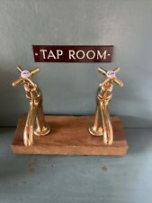 Refurbished Tall Brass Kitchen Taps  New Washers Idea For Belfast Sink L13 for sale  Shipping to South Africa