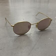 Óculos de sol Ray Ban RB3447 redondo metal ouro cobre flash 50mm DESGASTE PESADO comprar usado  Enviando para Brazil