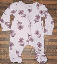 Pijama Carter's Baby Girls 2 vias com zíper floral pé roxo recém-nascido comprar usado  Enviando para Brazil