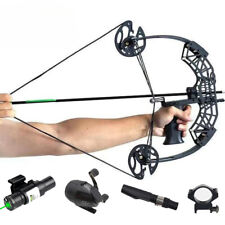 Usado, Mini arco composto 60 lb flechas de polia de remoção polia de aço inoxidável caça comprar usado  Enviando para Brazil