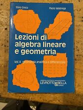 algebra lineare e geometria usato  Rimini