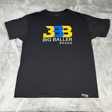 Camisa masculina marca Big Baller extra grande preta logotipo basquete hip hop, usado comprar usado  Enviando para Brazil