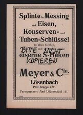 Lösenbach werbung 1925 gebraucht kaufen  Leipzig