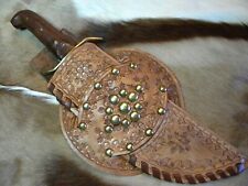 " MOUNTAIN MAN BOWIE SHEATH " - " HANDMADE LEATHER " - "LARGE SHEATH ONLY" for sale  Greeley
