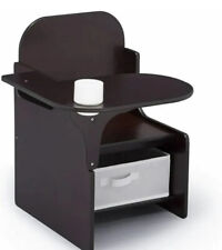 Delta Children MySize Chair Desk with Storage Bin, Dark Chocolate  for sale  Shipping to South Africa
