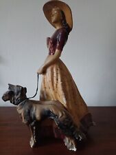 Statuetta vintage signora usato  Preganziol