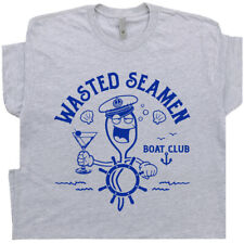 Camiseta Wasted Seamen Ofensiva Masculina Cara Engraçada Pesca Barco Camiseta comprar usado  Enviando para Brazil