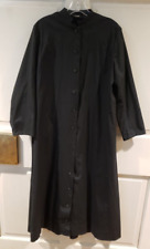 Used, VINTAGE BLACK CLERGY SERVER WOMENS CASSOCK 50-51" LENGTH 38-40" CHEST for sale  Shipping to South Africa
