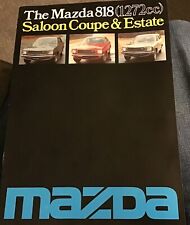 Mazda 818 brochure d'occasion  Expédié en Belgium