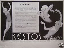 1935 advertising kestos d'occasion  Expédié en Belgium
