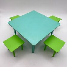 Conjunto de móveis de cozinha vintage URSS crianças fantoches plástico mesa 4 cadeiras comprar usado  Enviando para Brazil