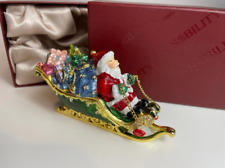 Santa sleigh trinket for sale  Shipping to Ireland