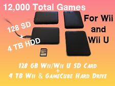 Cartão SD Wii 128GB + 4TB de disco rígido Wii e GameCube carregado para Wii e Wii U comprar usado  Enviando para Brazil