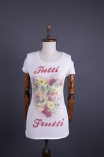 Camiseta Top Love Moschino Futti Frutti Blanca Mangas Cortas Talla I 40 / EE. UU. 4 / M segunda mano  Embacar hacia Mexico
