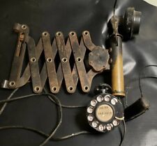 TELÉFONO ANTIGUO CON VELAS Pat 1915 TELÉFONO RETRÁCTIL MONTAJE EN PARED TELÉFONO  segunda mano  Embacar hacia Argentina