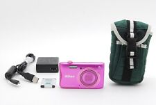 Używany, [TOP MINT z etui] Nikon COOLPIX S3700 różowy aparat cyfrowy 20,1 MP z Japonii na sprzedaż  Wysyłka do Poland