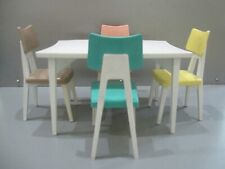 Usado, Conjunto de mesa e cadeiras miniatura de plástico colorido meados do século (5) peças comprar usado  Enviando para Brazil