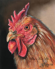 Chicken art print for sale  Redding