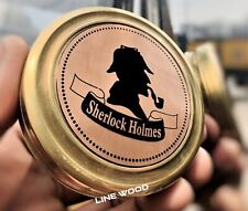 Sherlock Holmes Brass Antique Compass 3" Traveling-Beautiful-Collectible Compass for sale  Shipping to South Africa