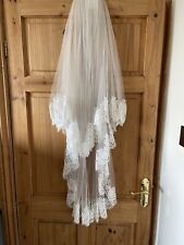 Pronovias veil white for sale  WAKEFIELD