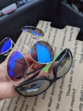 Óculos de sol aviador Ray-Ban azul ouro verde 58mm  comprar usado  Enviando para Brazil
