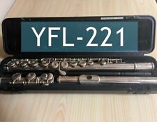 YAMAHA Student Flute YFL-221 Case Nickel Silver Plated Japan YFL221 Instrument for sale  Shipping to South Africa