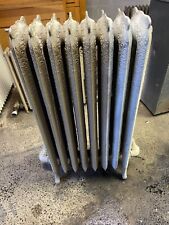 Calentador de radiador de hierro fundido, radiador vintage, 8 secciones, rollo victoriano segunda mano  Embacar hacia Argentina