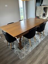 Solid oak dinning for sale  HOLMFIRTH