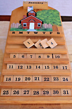 Wood calendar removable for sale  Surprise