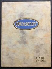 Wolseley cars sales for sale  Shipping to Ireland